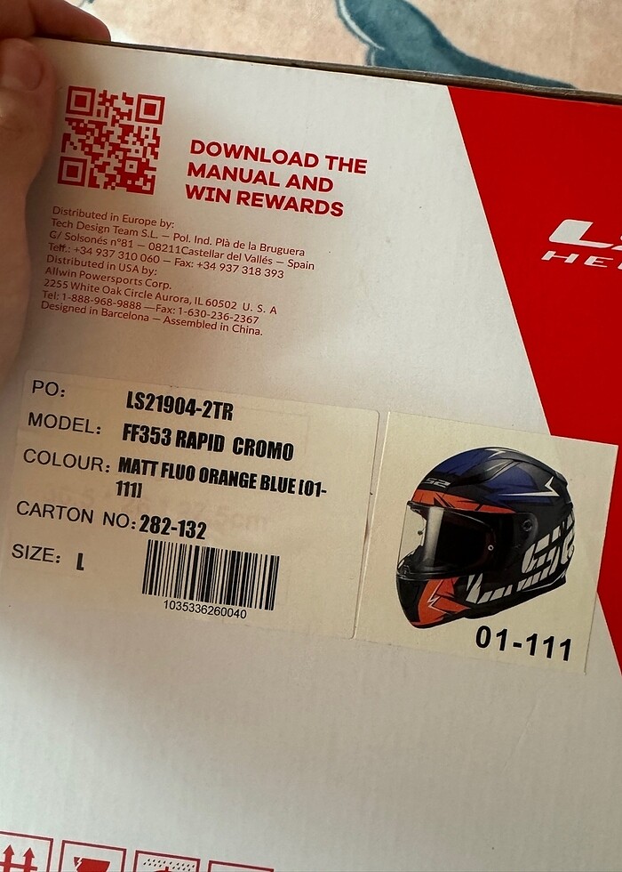 Ls2 rapid l beden - Görsel 3