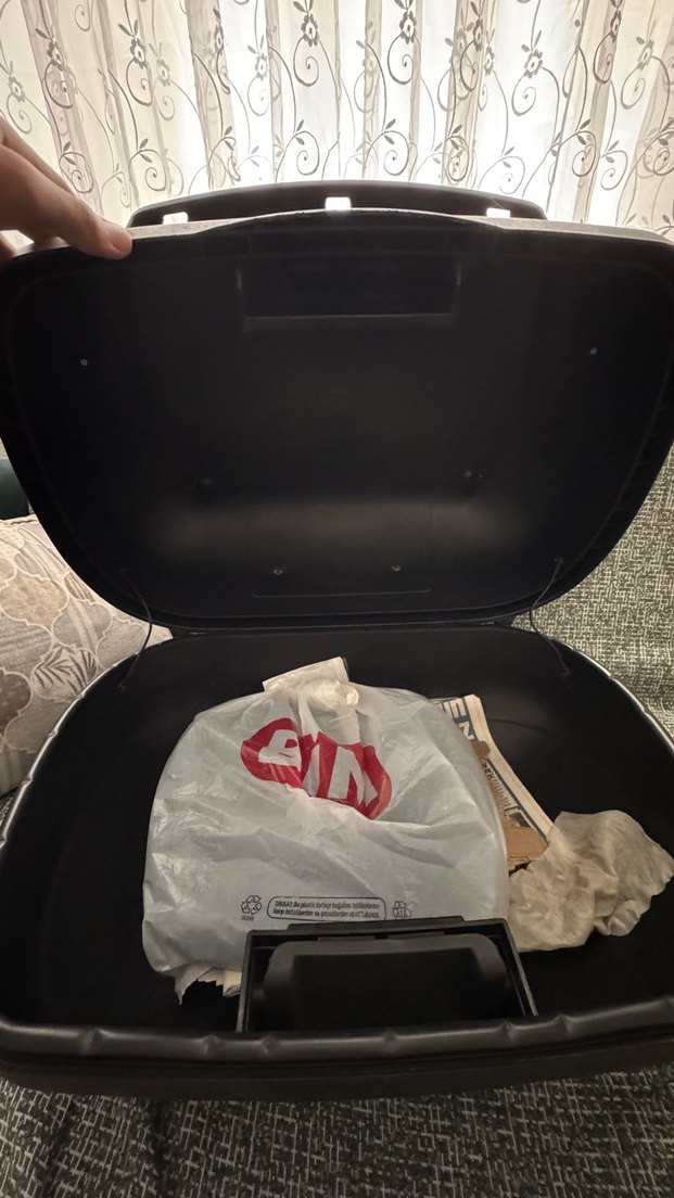 Siyah WOGEN Bagaj Motorsiklet Çantası 52Litra - Görsel 2