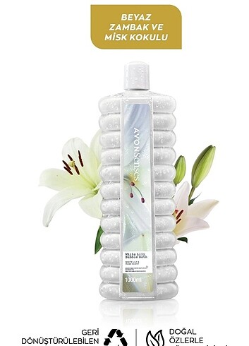 Avon Banyo Köpüğü - Beyaz Zambak Kokulu - 1lt