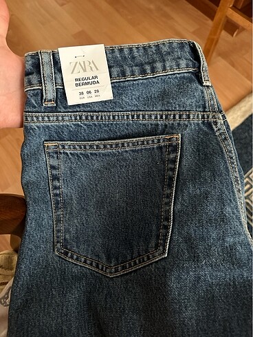 38 Beden lacivert Renk ZARA KOT ŞORT