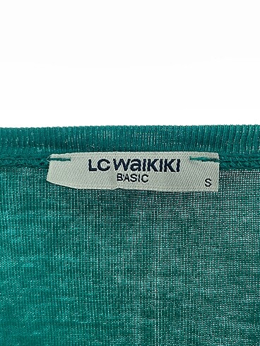 s Beden yeşil Renk LC Waikiki T-shirt %70 İndirimli.