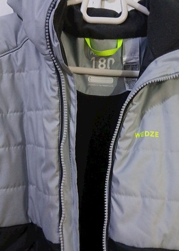 Decathlon Gri Fermuarlı Erkek Çocuk Mont