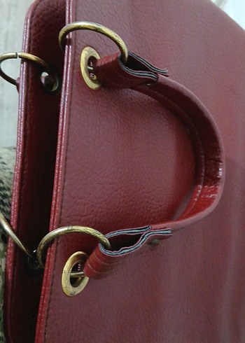 Bordo Kadın Çanta - Görsel 5