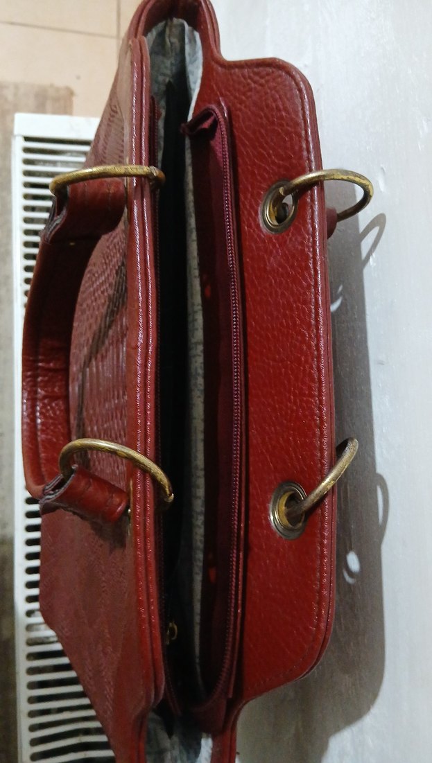 Bordo Kadın Çanta - Görsel 4