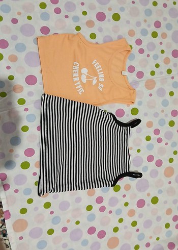 Kız Çocuk Pembe Dantelli Tişört - Görsel 6