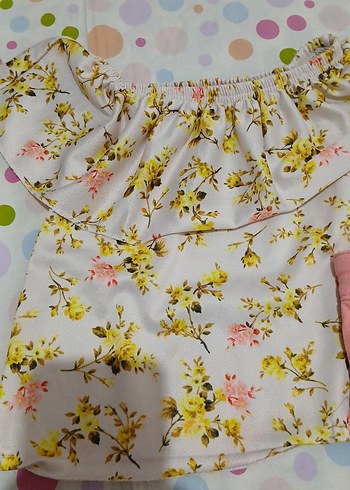 Pembe Kız Bebek Kısa Kollu Baskılı Takım - Görsel 5