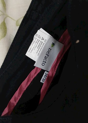 Siyah Kadın Midi Kumaş Pantolon - Görsel 3