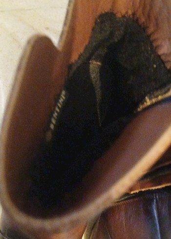 Kahverengi Deri Kadın Topuklu Bot - Görsel 7