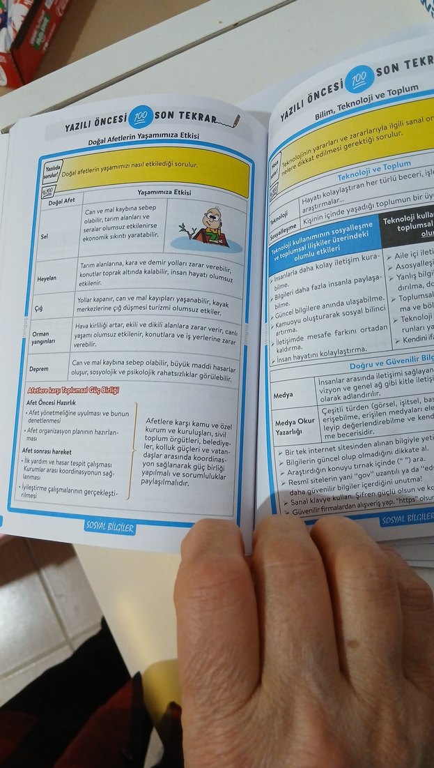 5. Sınıf 2. Dönem Yazılı Notları Kitabı - Görsel 3