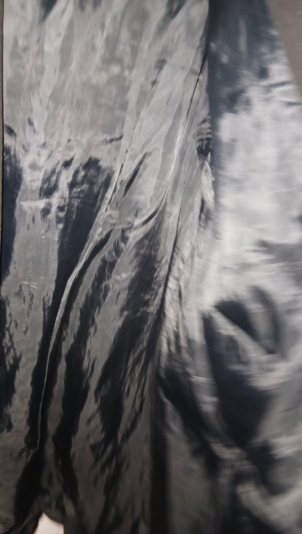 Kapüşonlu Siyah Kaban - Görsel 5