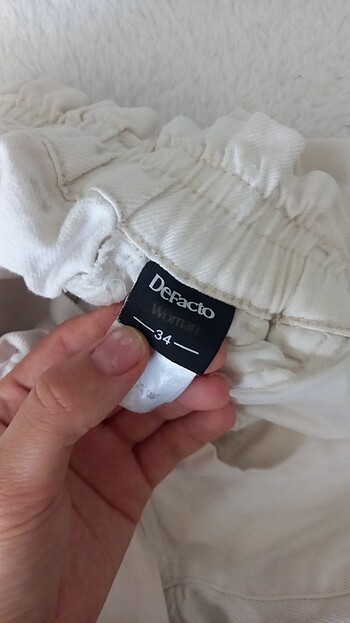 34 Beden ten rengi Renk defacto kadın pantolon