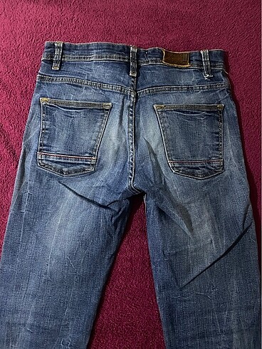36 Beden pull&bear kot pantolon jean