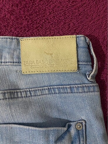 40 Beden mavi Renk zara y2k kot pantolon jean