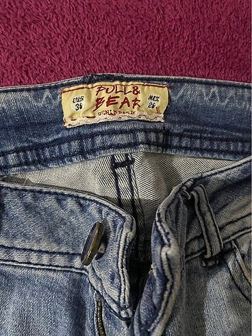 Pull and Bear pull&bear y2k kot pantolon jean