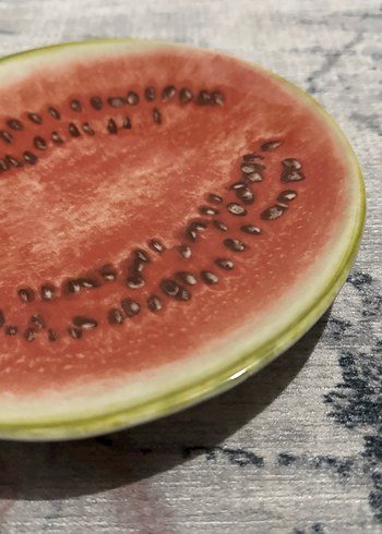 Meyve Desenli Renkli Tabak Seti - Görsel 5