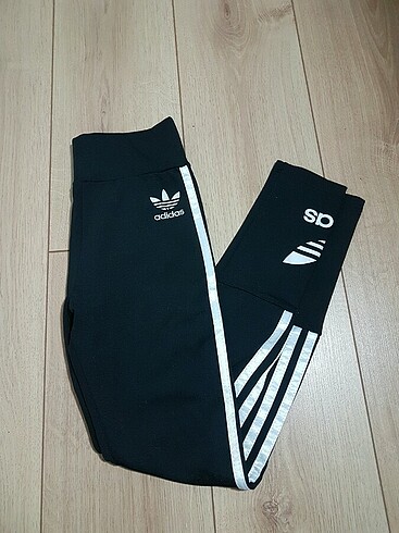 Şeritli Adidas Tayt