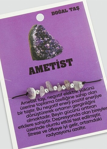 Ametist Bileklik 