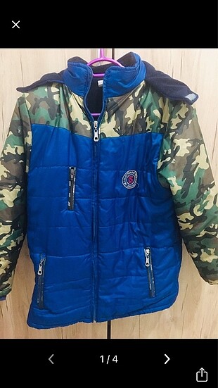 Erkek çocuk içi polarlı mont