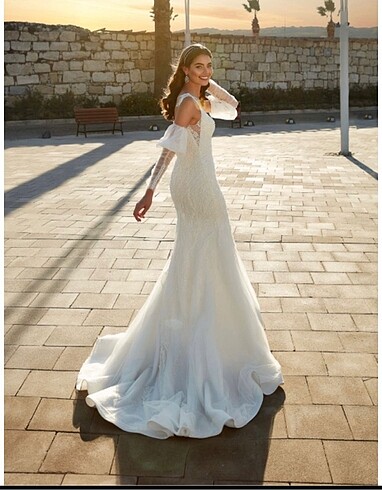Aysira Balık Model Gelinlik - Görsel 6