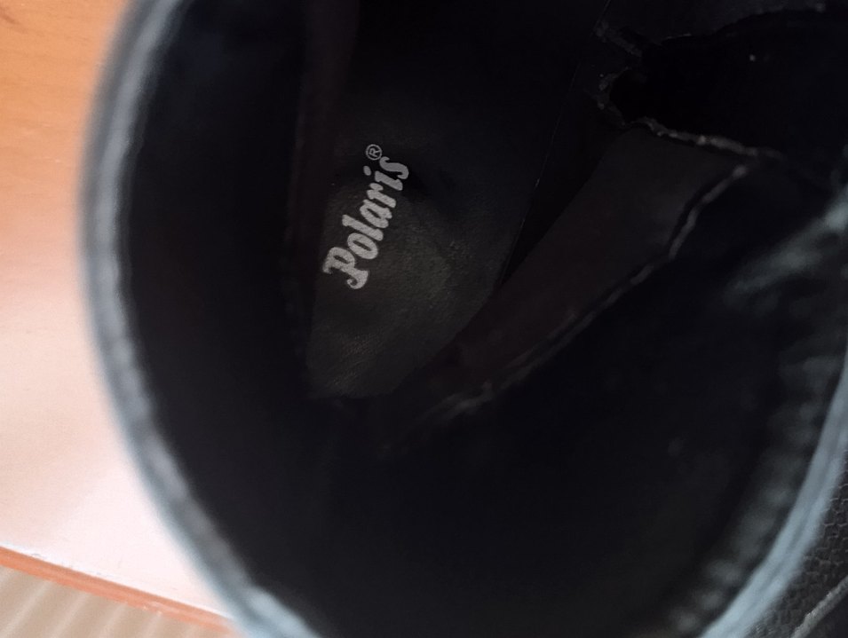 Gri Deri Tokalı Blok Topuklu Bot - Görsel 5