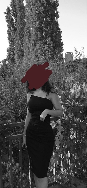 Siyah elbise - Görsel 3