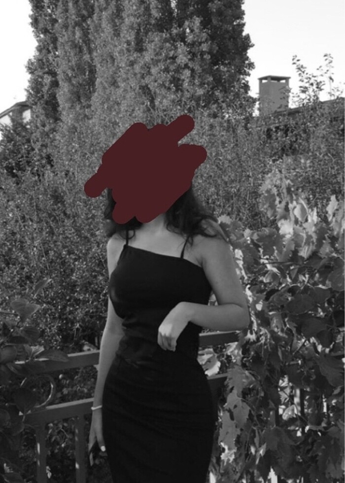 Siyah elbise - Görsel 3