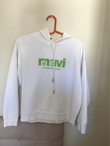 MAVİ beyaz sweatshirt