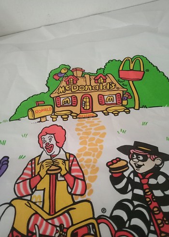 1990'lardan Mc Donald's Yemek Önlüğü - Görsel 3