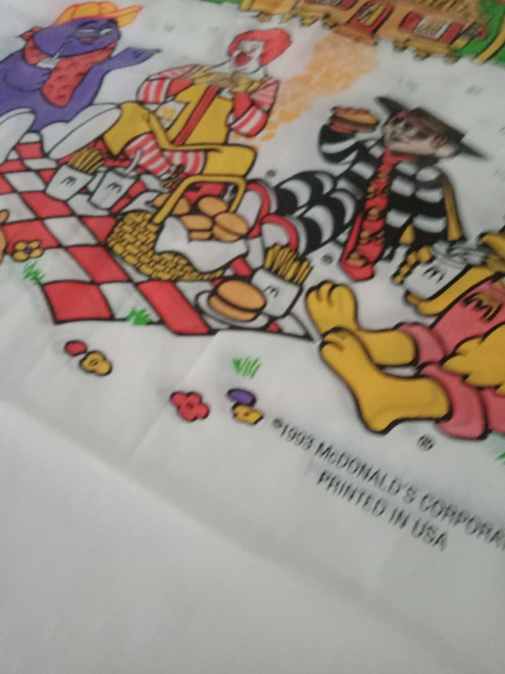 1990'lardan Mc Donald's Yemek Önlüğü - Görsel 5