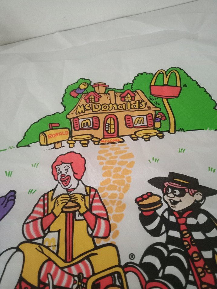 1990'lardan Mc Donald's Yemek Önlüğü - Görsel 3