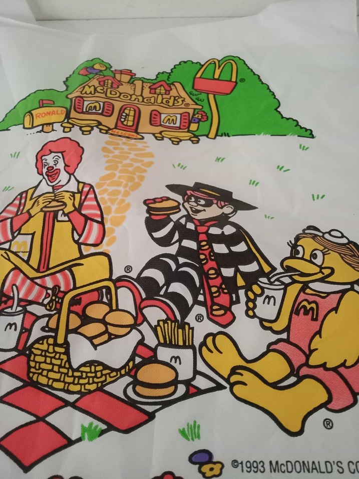 1990'lardan Mc Donald's Yemek Önlüğü - Görsel 4