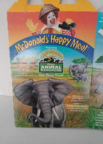McDonalds Disney Animal Kingdom Happy Meal Kutusu (1998) - Görsel 2