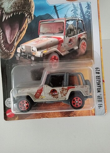  Beden Renk Jurassic World Jeep Wrangler Oyuncak Araba