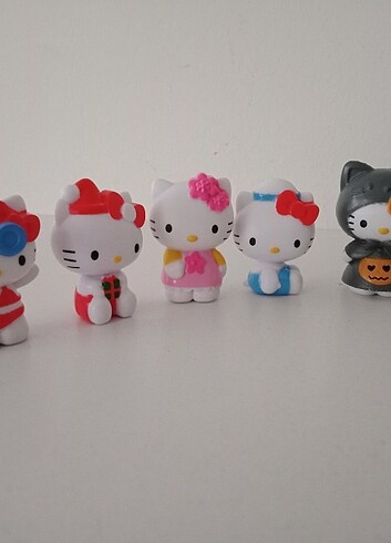  Beden Renk Hello Kitty Oyuncak Figürler 