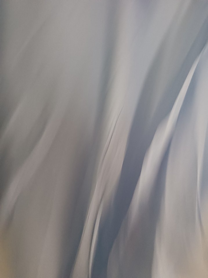 Kadın Mavi Keten Düğmeli Gömlek - Görsel 4