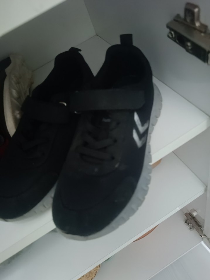 Hummel Siyah Erkek Çocuk Spor Ayakkabı Velcro - Görsel 2