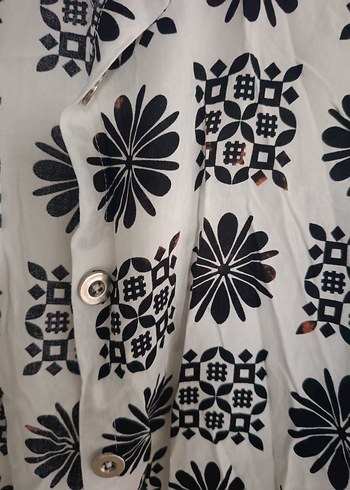 Bohem Uzun Kollu Desenli Gömlek - Görsel 2