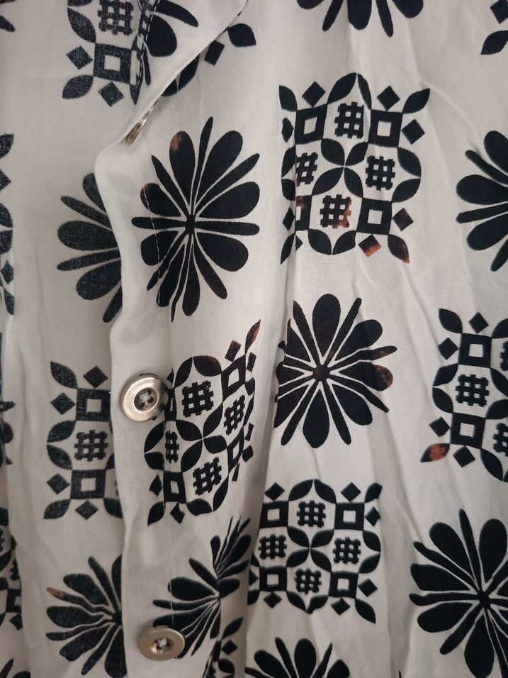 Bohem Uzun Kollu Desenli Gömlek - Görsel 2