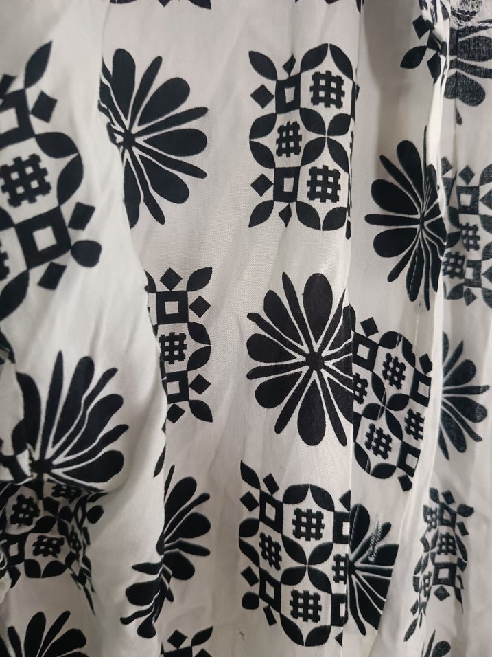 Bohem Uzun Kollu Desenli Gömlek - Görsel 3