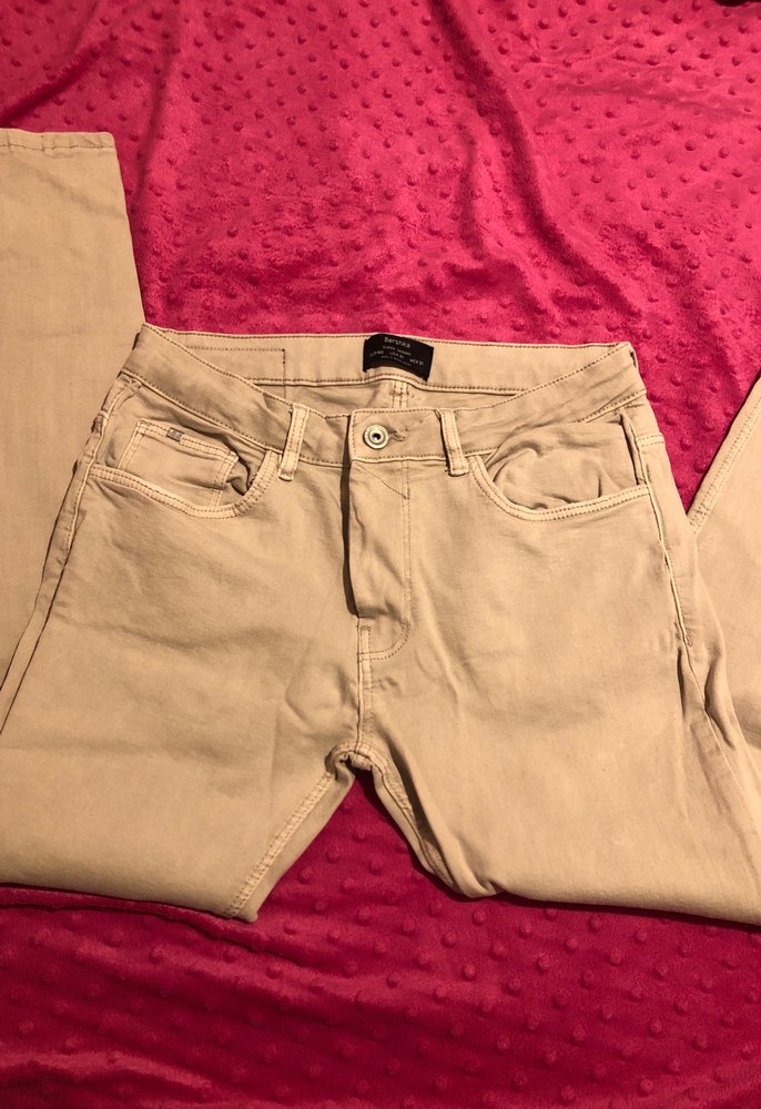 Bej Slim Fit Denim Jean — görsel 4/7
