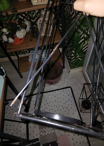 Siyah Metal Mumluk Seti - Görsel 2