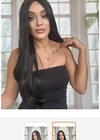 Tepelik görünümlü Kadın Peruk - Görsel 6