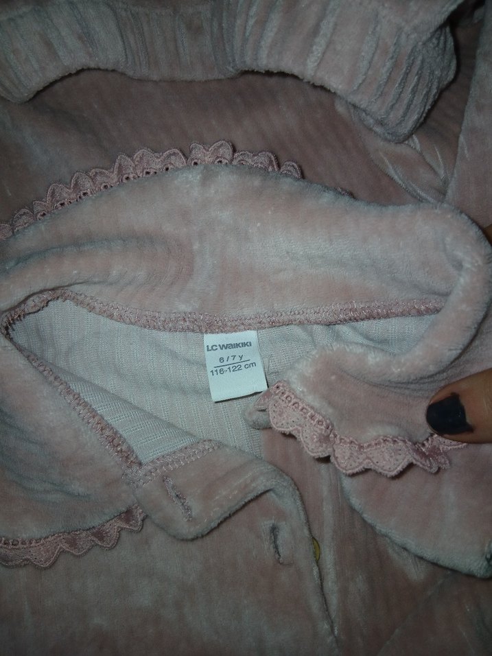 Lcw Kız Çocuk Kadife Takım - Görsel 2