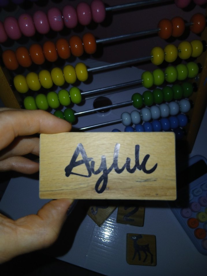 Bej Ahşap Oyun Küpleri Seti - Görsel 4