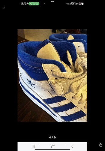 38,5 Beden beyaz Renk adidas forum mid