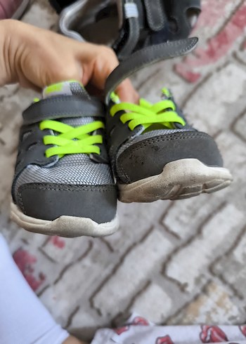 Nike Nike Erkek Çocuk Gri Sneakers Velcro
