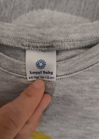 HelloBaby Gri Baskılı Bebek Erkek Takım