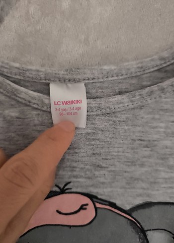 Gri Baskılı Çocuk Pijama Takımı - Görsel 2