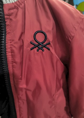 Bordo Fermuarlı Erkek Çocuk Mont - Görsel 3