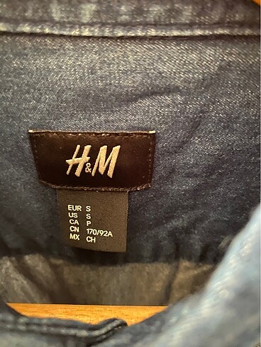 H&M H&M erkek kot gömlek